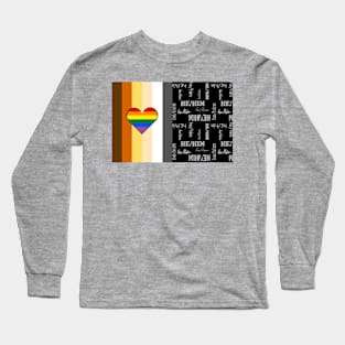 Gay Bear Pride, He/Him Pronouns - Identity Pride Long Sleeve T-Shirt